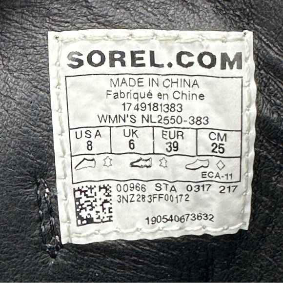 Sorel Olive and Black Heeled Boots - Picture 8 of 9